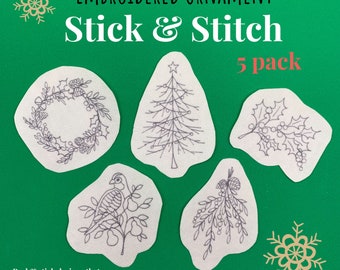 Stick & Stitch Pack - Christmas