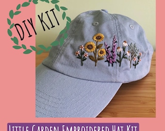 Little Garden DIY Embroidered Hat Kit