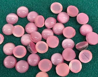 144 pieces Vintage Glass Pink Moonstone Navette 10x 5mm