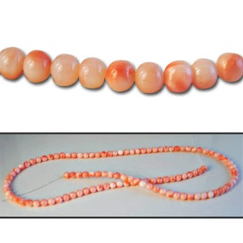 1 Strand of 3/3.5mm Genuine Coral Beads approx. 108 / Beads Etsy