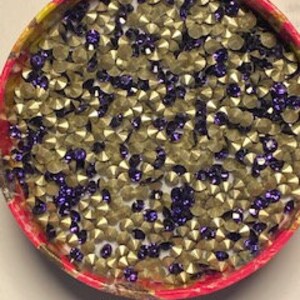 2 Gross 24pp Art 1028 Swarovski Purple Velvet Crystals
