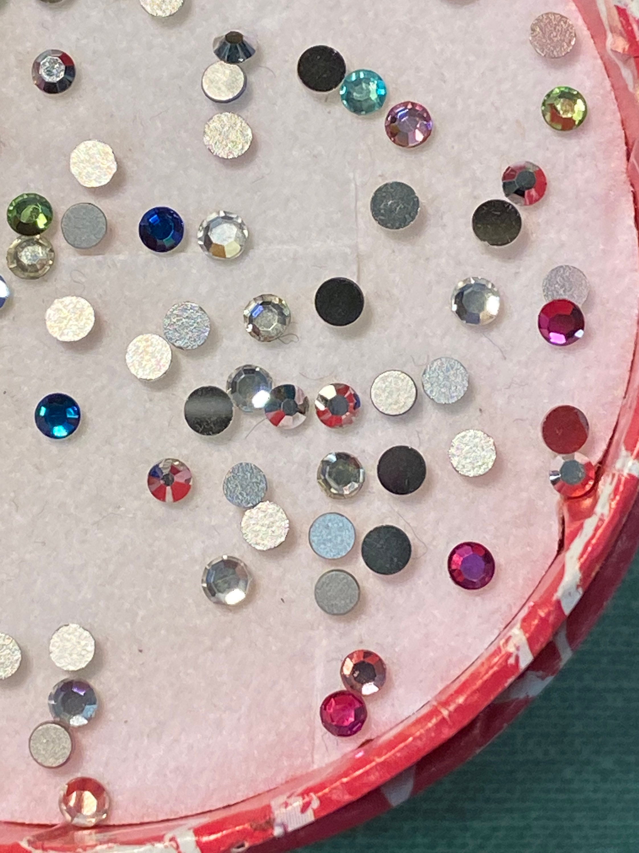 Clear Rhinestones Stickers Self Adhesive Assorted Sizes Round Acrylic  Gemstone DIY Iphone, Frames, Embellishment, 120 pieces, Free Shipping