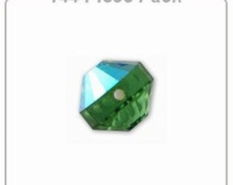 144 pieces ART 5101 Vintage Swarovski Green Turmaline Beads AB, 8mm