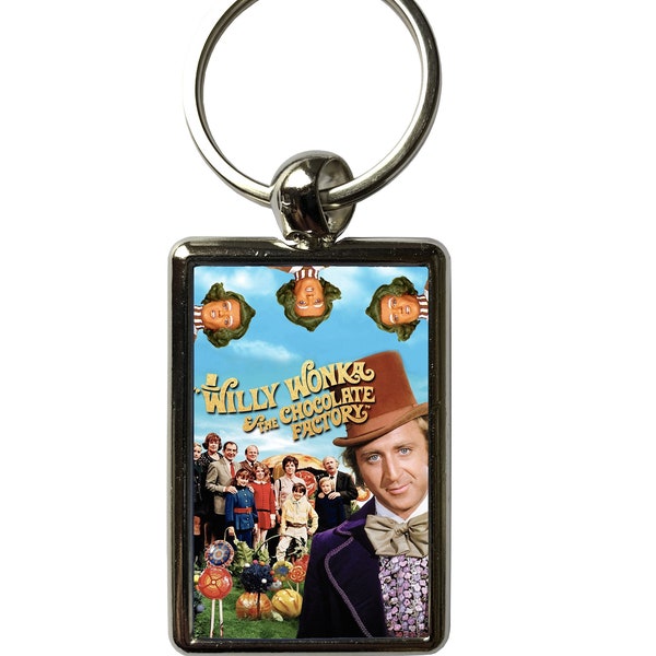 Willy Wonka and the Chocolate Factory Metal Keyring