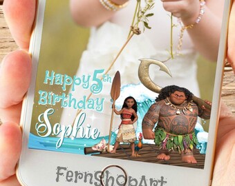 Moana Snapchat GeoFilter, Custom Snapchat Filter, Moana Party Geofilter,Moana Snapchat Filter, Moana Birthday, Moana Geofilter, Snapchat