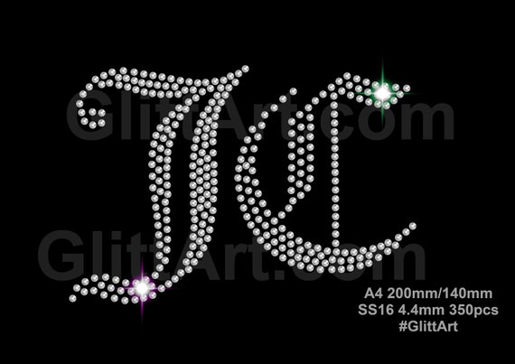 JC Juicy Couture Logo SS16 Rhinestone Crystals Diamante