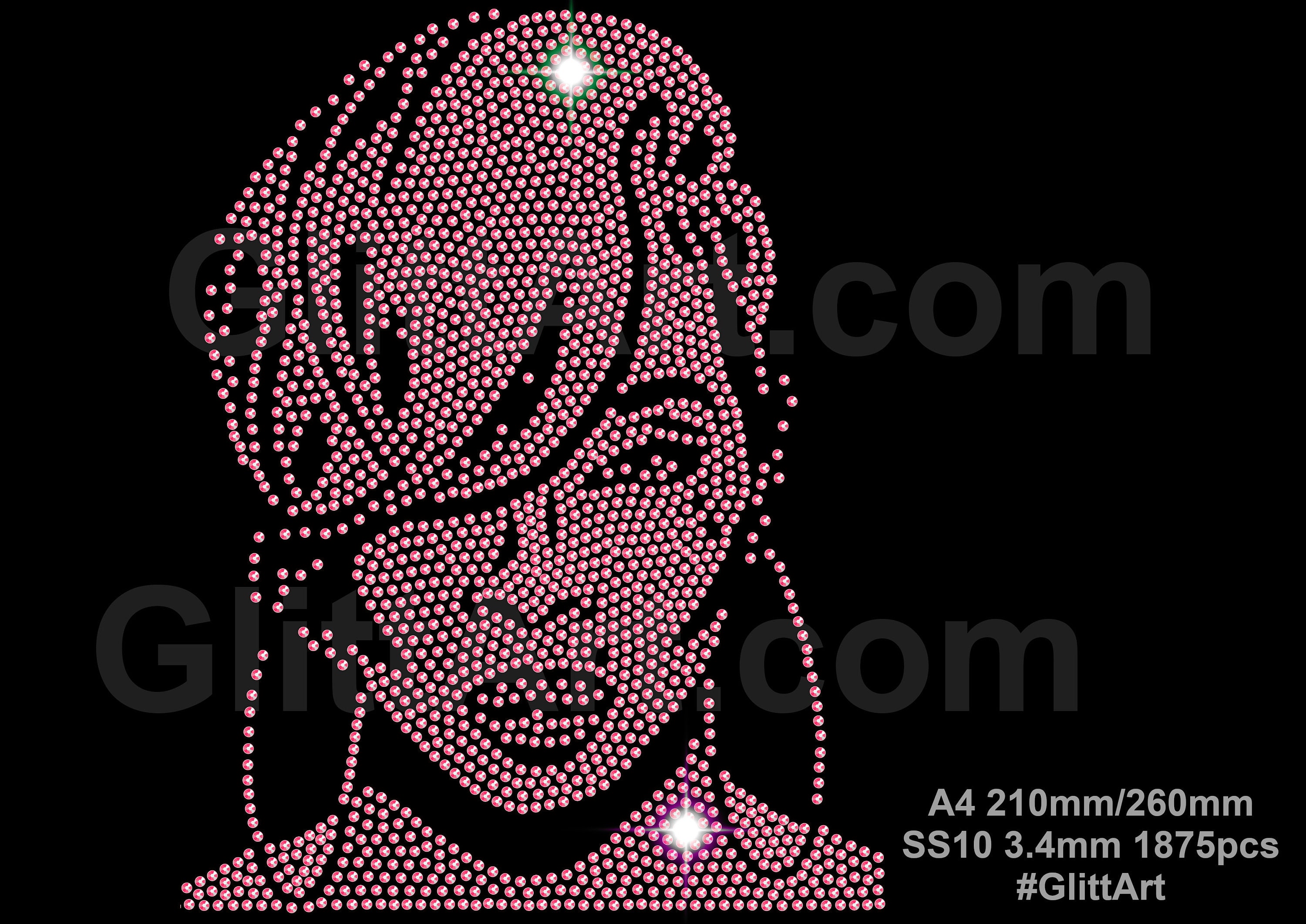 LV Burst Rhinestone Transfer - $7.20 : VS Rhinestone Designs