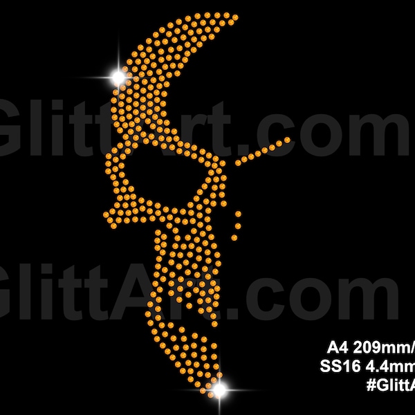 Skull Face rhinestone crystals gems diamante template digital download, svg, eps, png, dxf rhinestone template for cricut plotter.