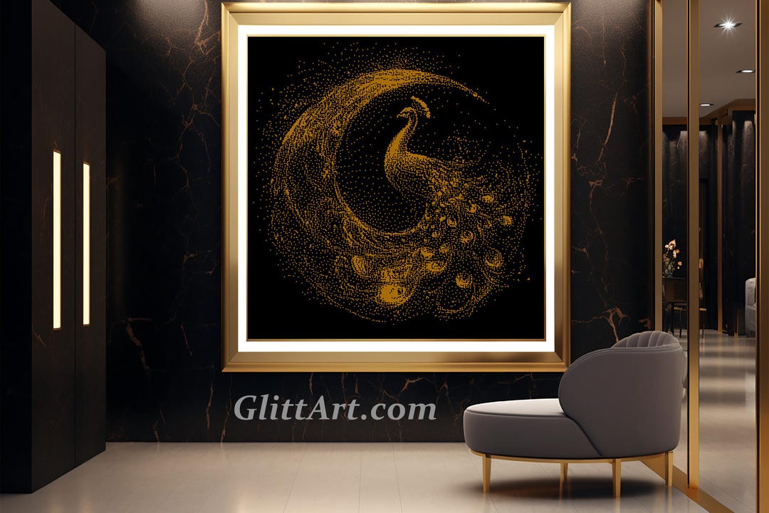 Spirit of Prosperity – the Golden Magic Peacock Swarovski STYLE ...