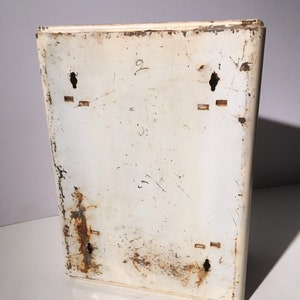 Antiguo botiquín de metal vintage con espejo | Etsy