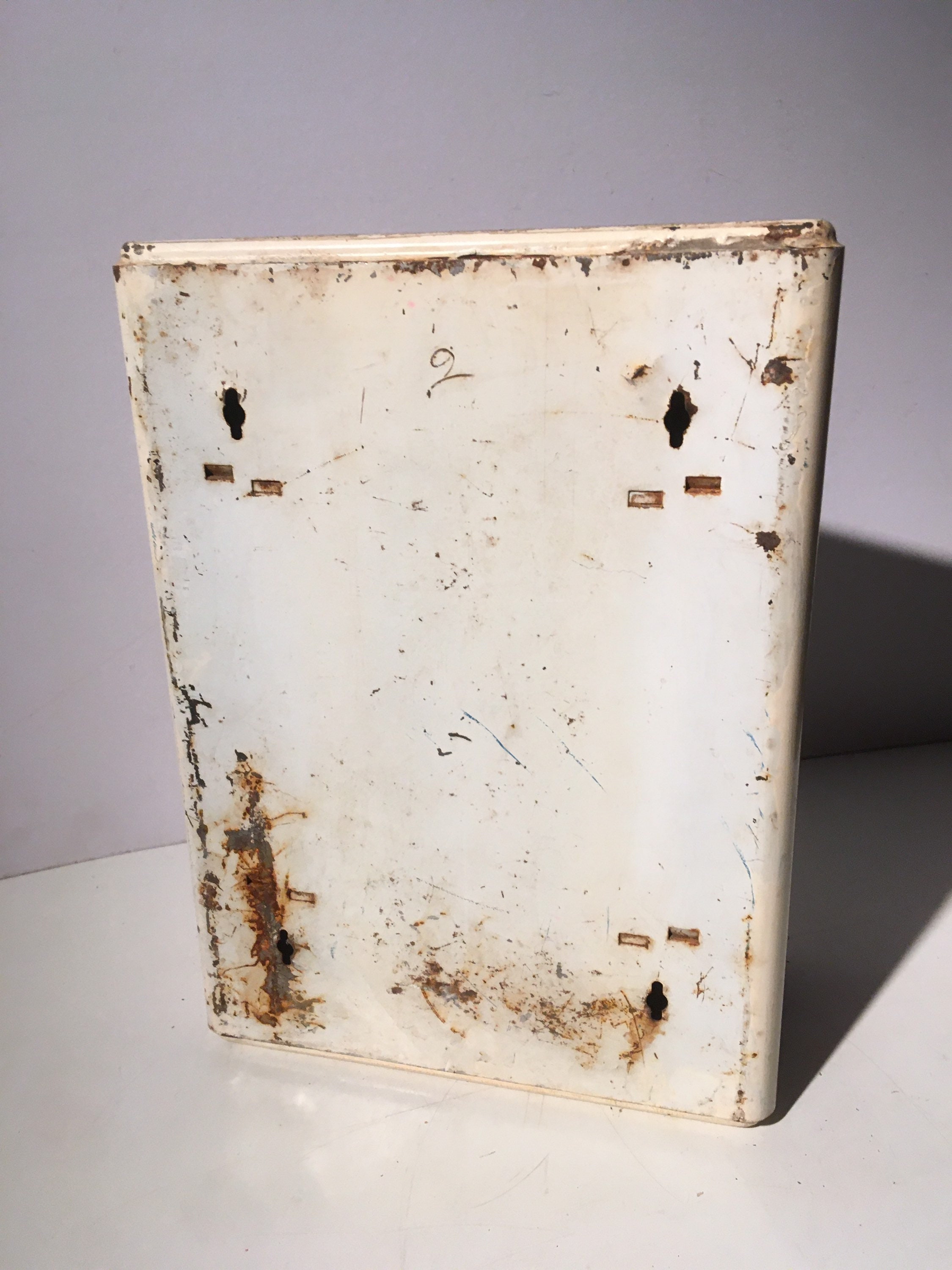 Antiguo botiquín de metal vintage con espejo | Etsy