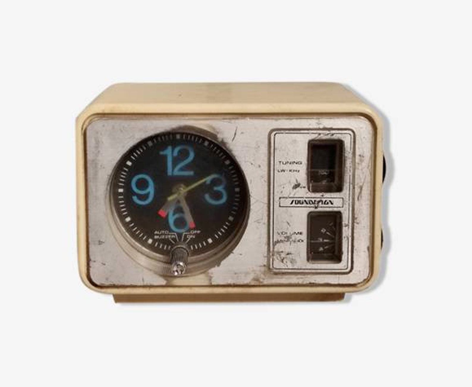 Vintage clock radio Soundesign 32068 Etsy