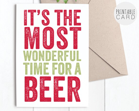 Funny christmas card printable card funny holiday card | Etsy