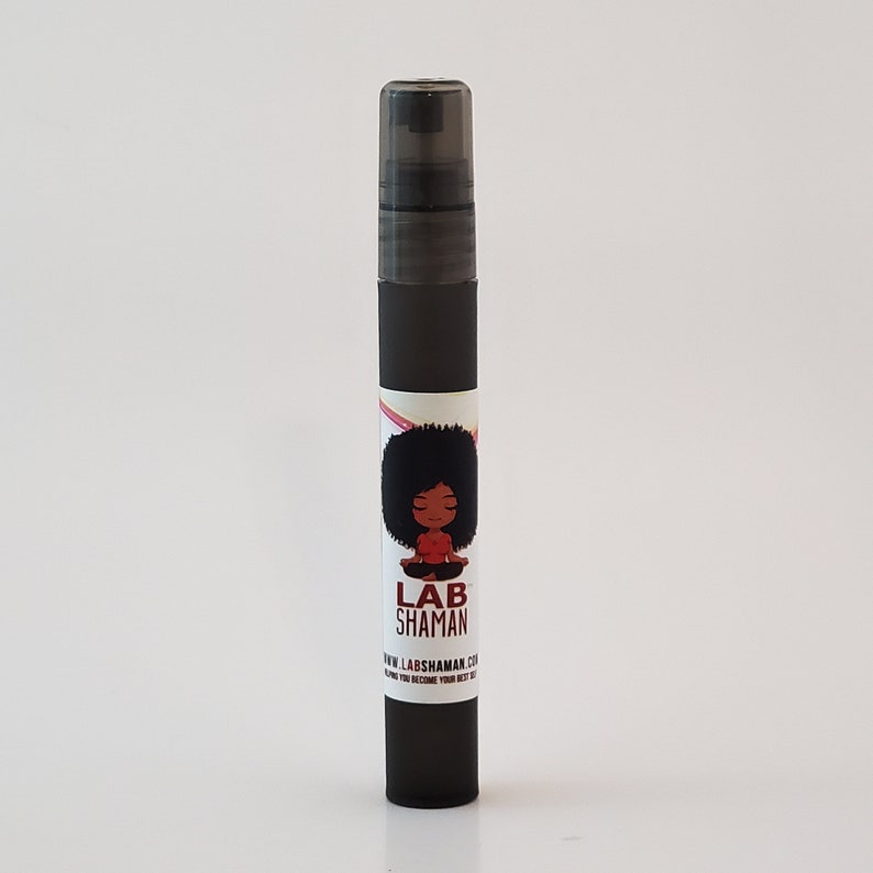Protection, Body Spray, Unisex Scent, Travel-Friendly, 10ml, Energetically Charged Crystals, Hand-Crushed Herbs, 8-hour Lasting, Hoodoo, Reiki, Shamanism, Aura Cleanse, Hotel Protection,  Discreet, Water-Based, LAB Shaman, energetic protection