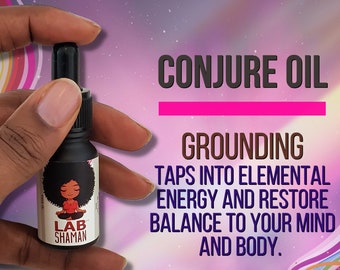 Aceite de conjuro para enraizar / Meditación, enraizamiento y centrado / LAB Shaman
