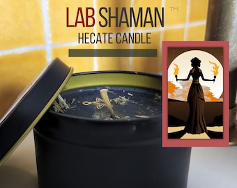 Hecate, Hekate Goddess Candle | Honor, call or Altar | LAB Shaman