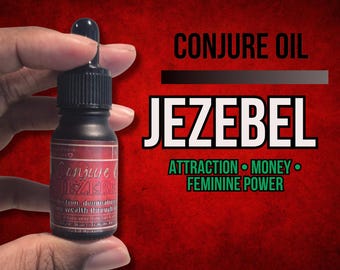 Jezebel Conjure Oil | Attraction | Feminine Power | Money Drawing | Seduction | LAB Shaman