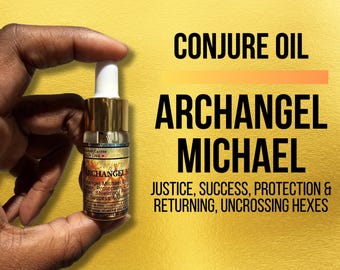 Archangel Michael Conjure Oil | Justice | Protection | Success |  Remove Hex | LAB Shaman