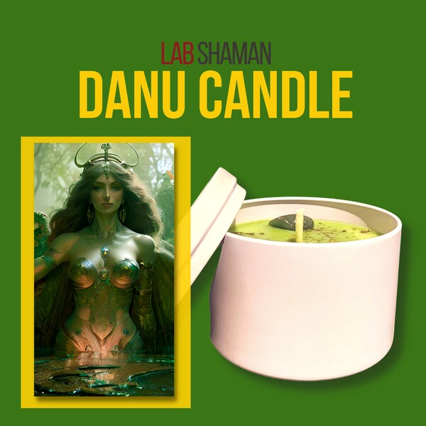 Danu Goddess Candle | Honor | Altar Tools | LAB Shaman