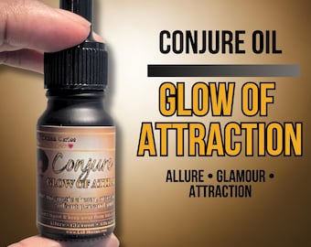 Glow of Attraction Conjure Oil | Glamour | Magnetic Pull | Confidence | Seduction | LAB Shaman