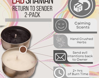 Return to Sender Candle 2-pack | RTS | LAB Shaman