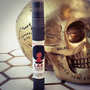 Protection, Body Spray, Unisex Scent, Travel-Friendly, 10ml, Energetically Charged Crystals, Hand-Crushed Herbs, 8-hour Lasting, Hoodoo, Reiki, Shamanism, Aura Cleanse, Hotel Protection, Air BnB, Discreet, Water-Based, LAB Shaman