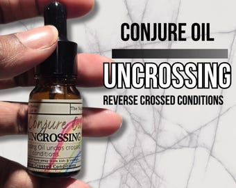 Uncrossing Conjure Oil | Remove Hex | Cleanse Aura | Reverse Crossed Conditions | Spiritual Reset | LAB Shaman