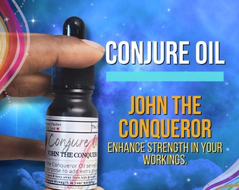 John the Conqueror | Conjure Oil - Enhance Workings | LAB Shaman