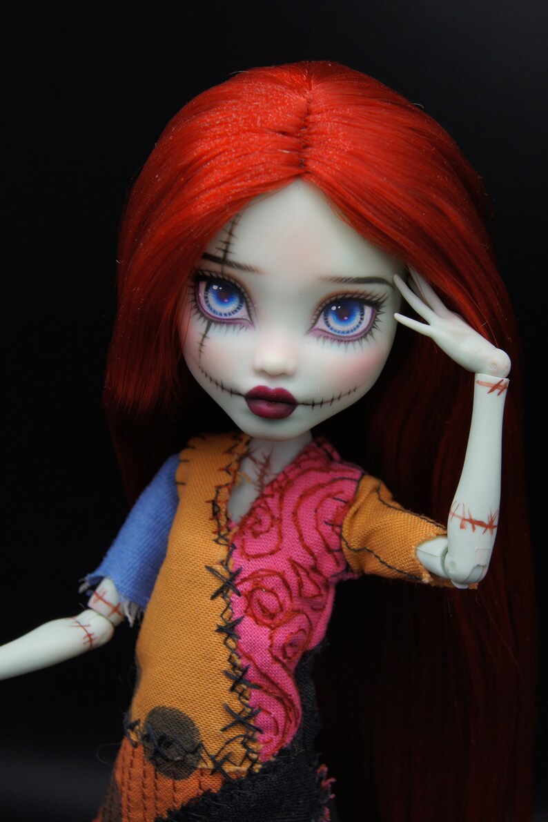 Ooak Monster high Sally dress pattern easy to sew / ooak doll Etsy