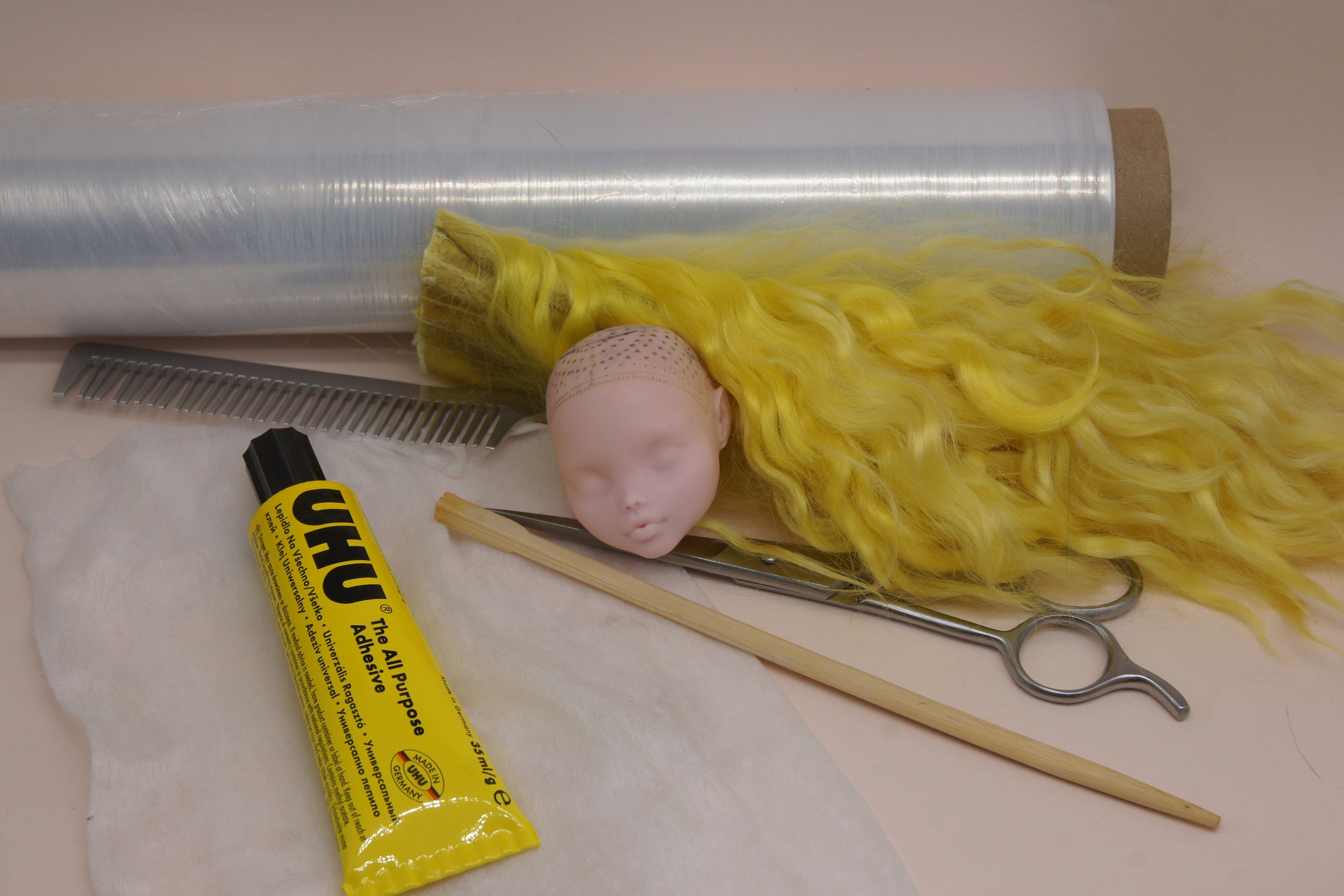Monster High Doll Wigs Tutorial Diy Craft Doll Wig Monster Etsy