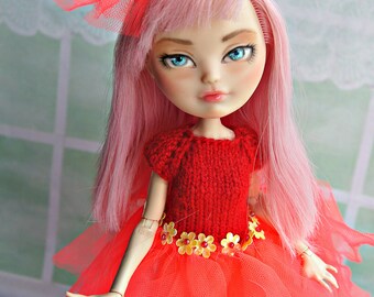 OOAK/Сustom Ever After High collectible doll Princess Apple White , original repaint doll,gift for girls,a beautiful gift for your beloved