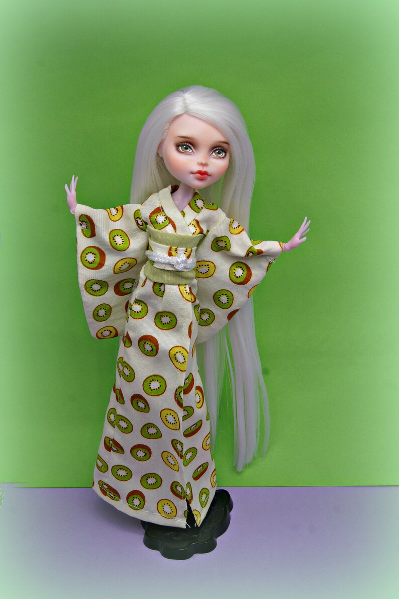 Ooak Monster high doll pattern for sewing Kimono Yukata / Ever | Etsy