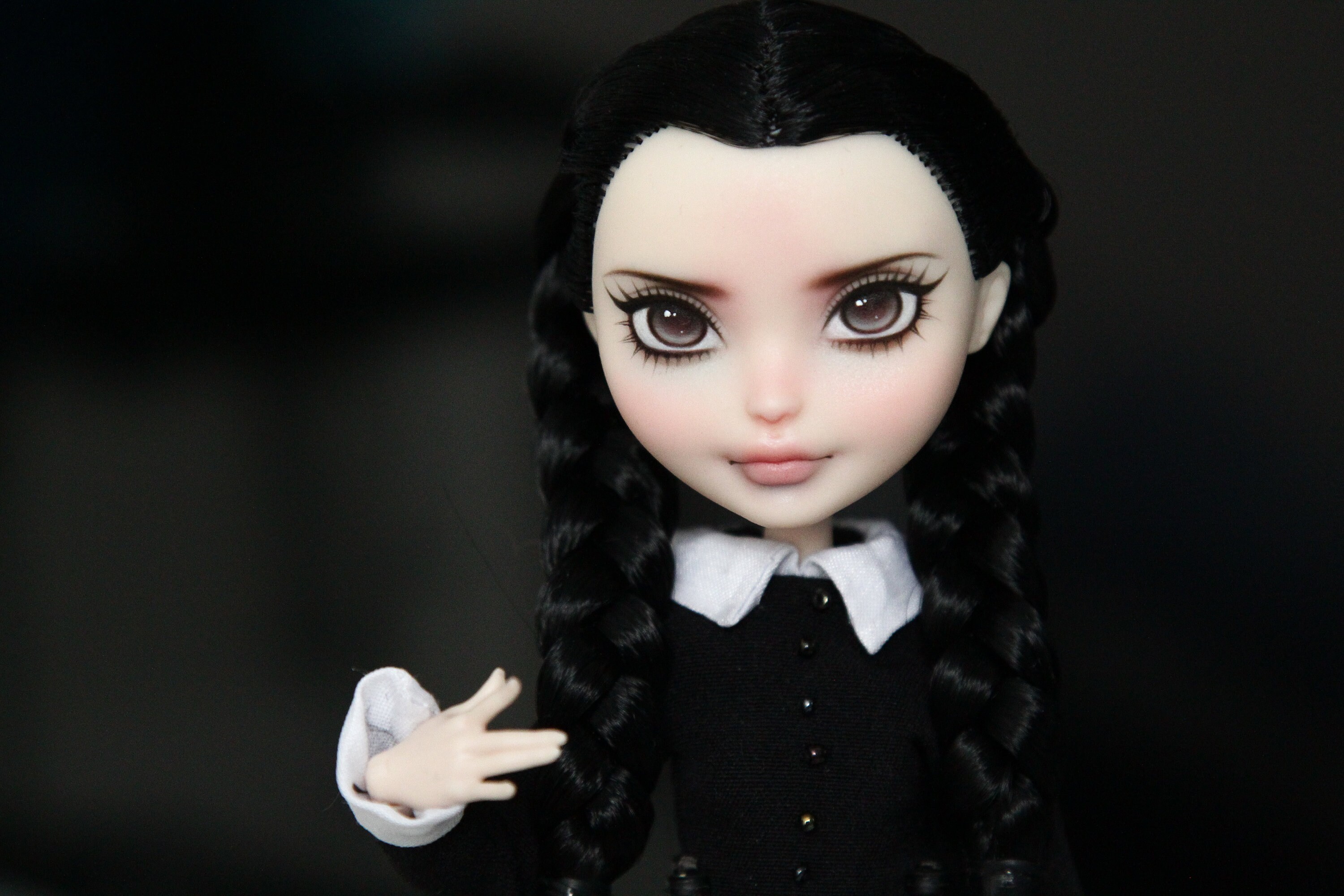 Monster High Doll Wednesday Addams in Your Custom Order | Etsy