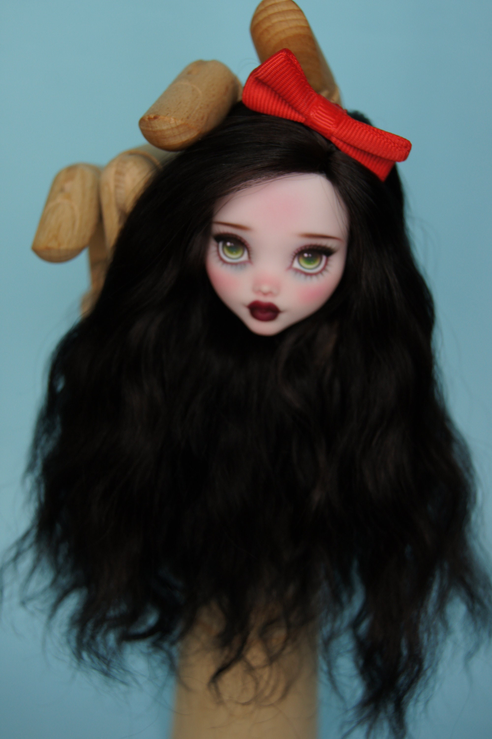 Ooak Monster hohe Puppe Puppe Kopf. Monster high repaint | Etsy