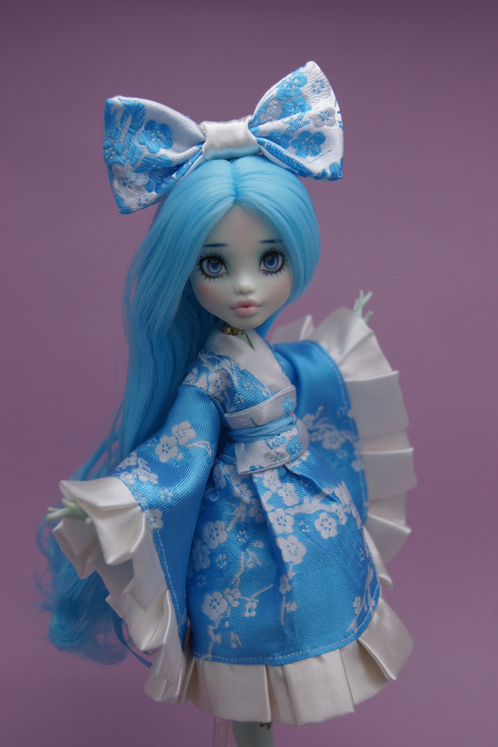 Ooak monster high doll kimono dress sewing pattern / Ooak Etsy