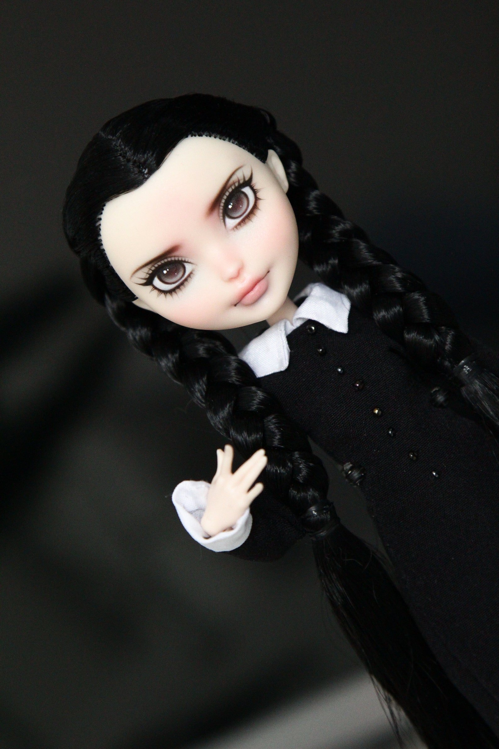 Monster haute poupée Mercredi Addams dans votre ordre Etsy