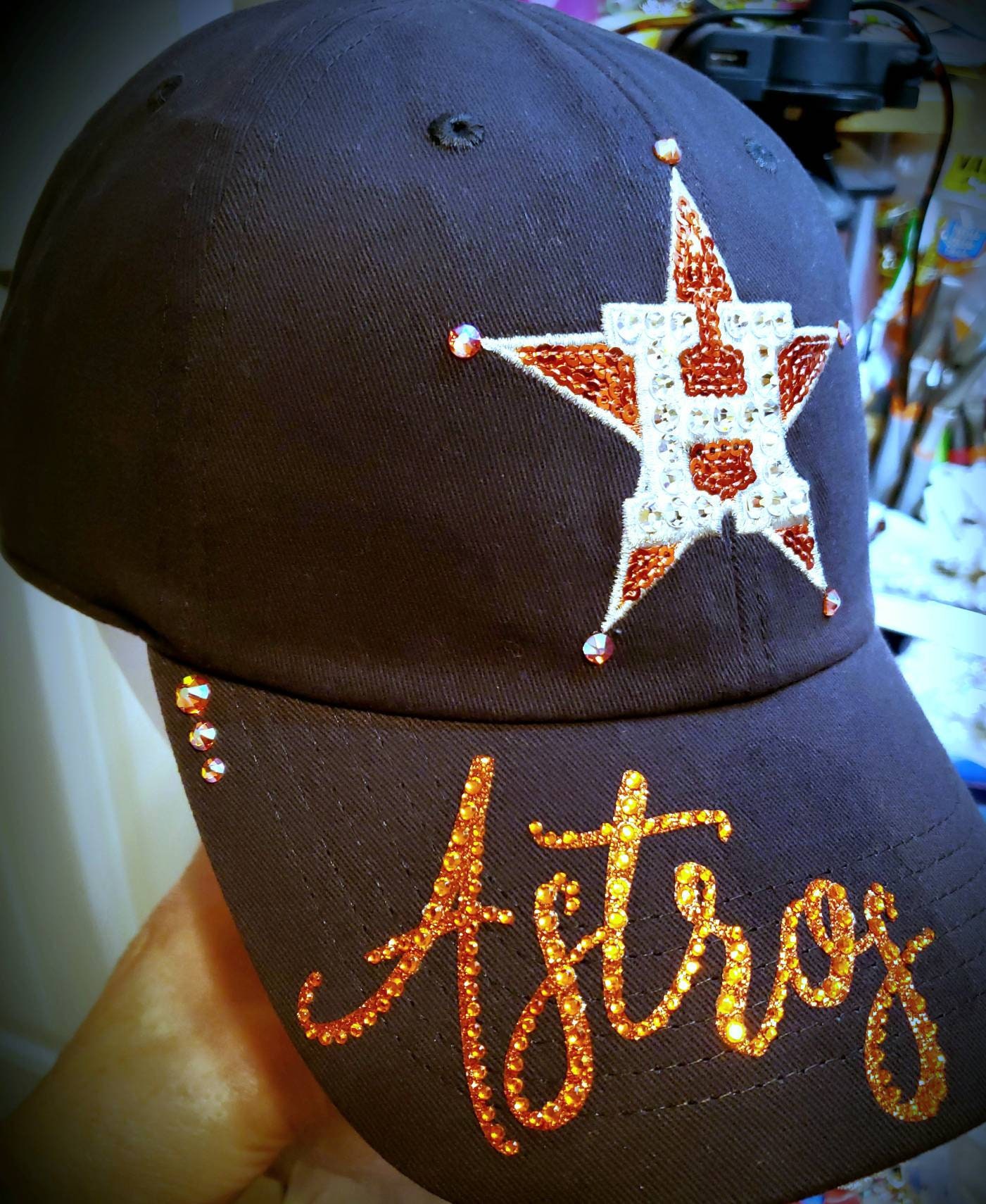 Houston Astros Bling Hats and Caps 