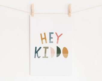 Hey Kiddo - Space |  Unframed