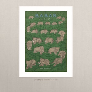 Babar Vintage Art 00110 | Unframed