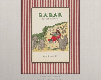 Babar Nursery Art 010 | Unframed