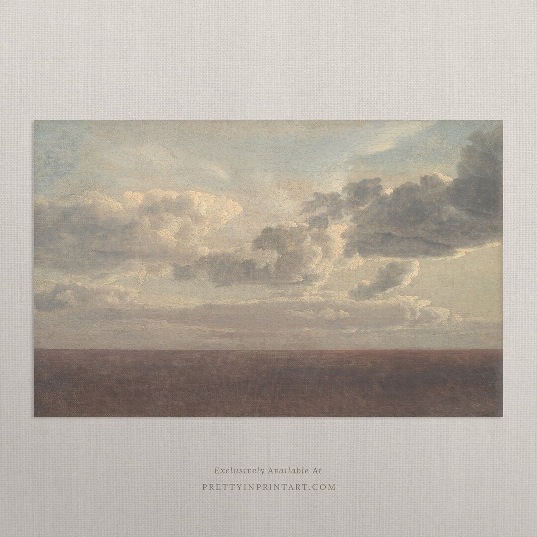 Cloud Study Art 00297 | Unframed - Etsy