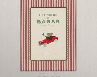 Babar Nursery Art 008 | Unframed
