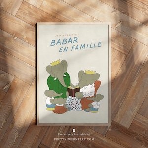 Babar Nursery Art 003 | Framed Print