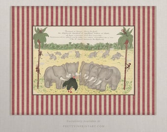 Babar Inspired Art 005 | Unframed