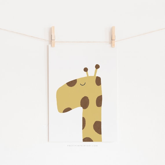 Impression girafe Plain Unframed -  France