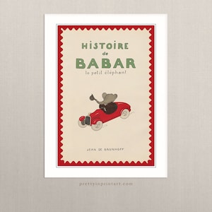 Babar Vintage Art 001011 | Unframed