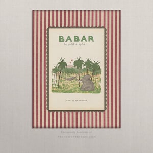 Babar Nursery Art 009 | Unframed