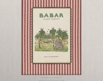 Babar Nursery Art 009 | Unframed
