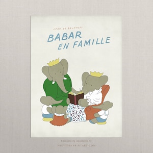 Babar Nursery Art 003 | Unframed