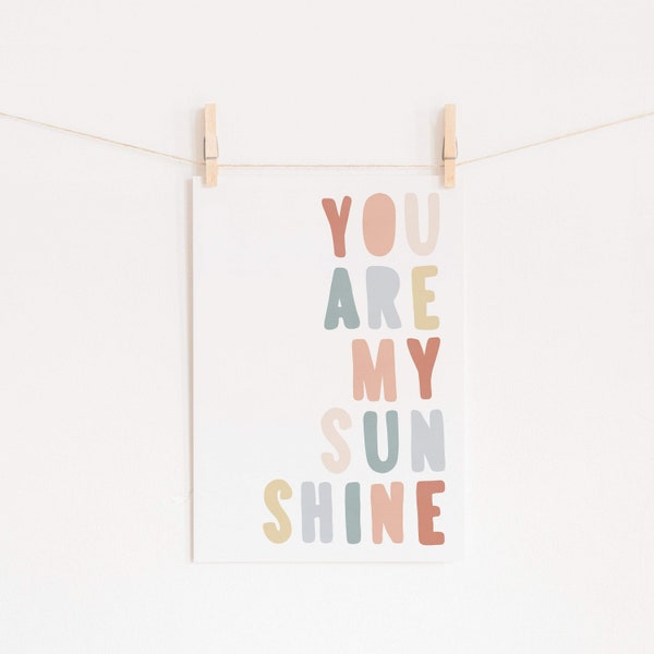 You Are My Sunshine - Subtle Colours |  Fine Art Print